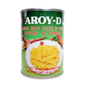 AROY-D BAMBOO SHOOT IN WATER (SLICES) 540G