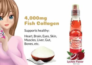 Genki Collagen-Lychee-flavor