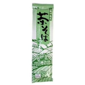 Soba Buckwheat Dried Noodles Japanese with Green Tea