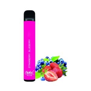 Hoke Plus Vape 800 Strawberry Blueberry - Zero Nicotine