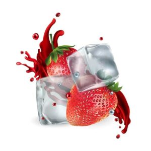 strawberries ice flavour
